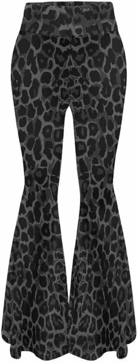Irisjudy Tiger Print Bootleg Yoga Pants for Women Y2K Workout Sweatpants Casual Bell Bottom Trousers Flare Leggings for Women