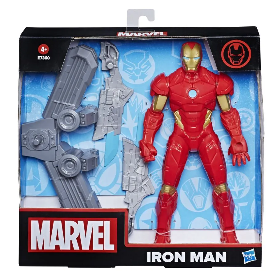 Iron Man With Arc Booster & 2 Arc Swords: Marvel Avengers - 9.5-Inch | Hasbro