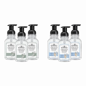 J.R. Watkins Bush Business Furniture Lateral File Cabinet Foaming Hand Soap, Eucalyptus and Ocean Breeze Scents, 9 fl oz (Pack of 3)