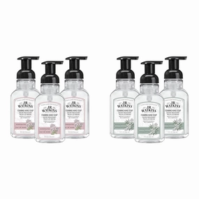 J.R. Watkins Foaming Hand Soap with Pump Dispenser, Moisturizing Foam Hand Wash, All Natural & Foaming Hand Soap Pump with Dispenser, Moisturizing All Natural Hand Soap Foam