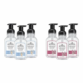 J.R. Watkins Foaming Hand Soap with Pump Dispenser, Moisturizing Foam Hand Wash & Foaming Hand Soap Pump with Dispenser, Moisturizing All Natural Foam, Alcohol-Free, Cruelty-Free