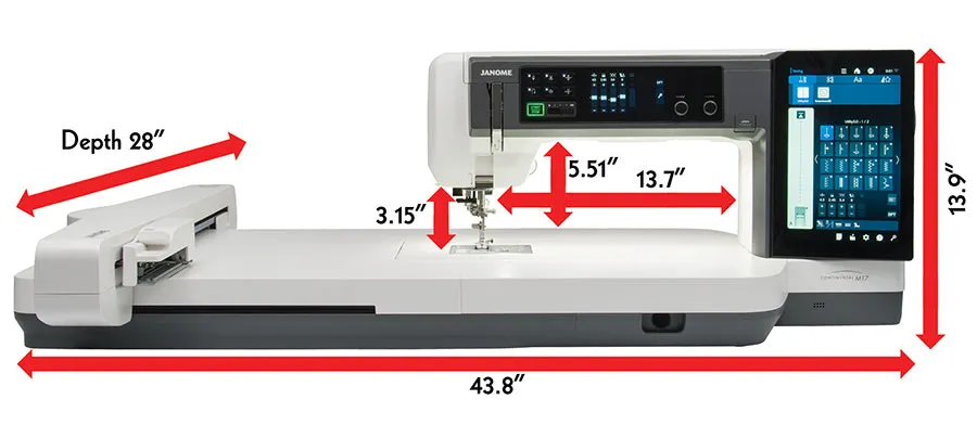 Janome Continental M17 Combination