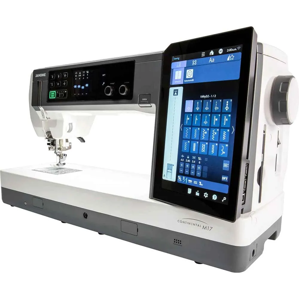 Janome Continental M17 Professional Sewing & Embroidery Machine
