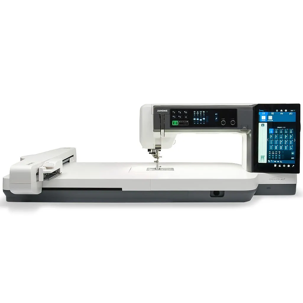 Janome Continental M17 Professional Sewing & Embroidery Machine