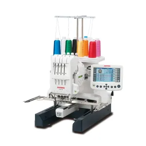 Janome MB4S Four Needle Embroidery Machine with FREE Bundle