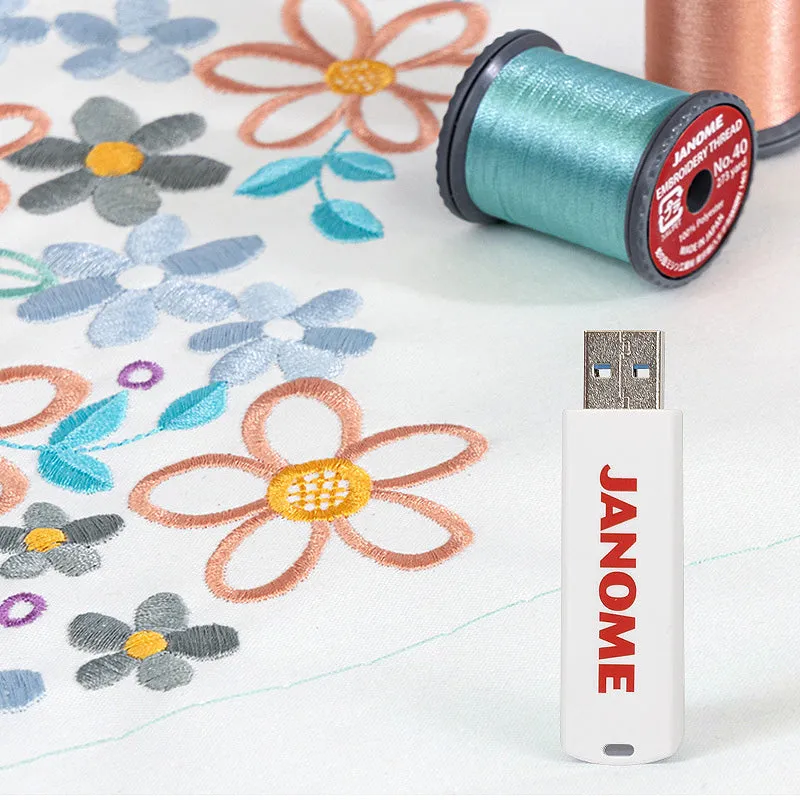 Janome Memory Craft 500E Limited Edition Embroidery Machine with FREE Bundle