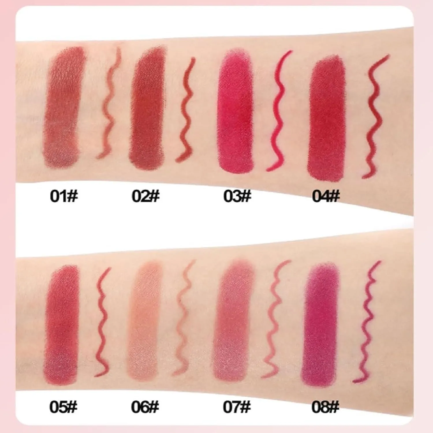 Joyeloo Lip Balm, Joyeloo Lip Glaze, Hydrating Glaze Lip Balm – Non-sticky Shine with Hyaluronic Acid (08#)