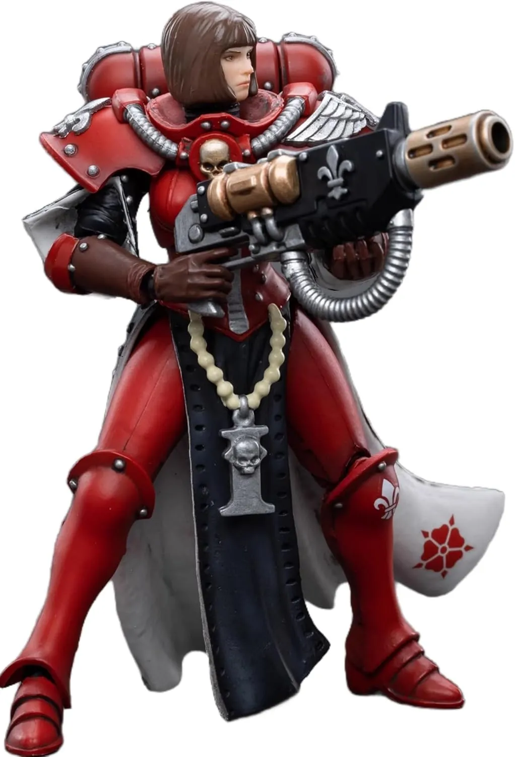 JOYTOY Warhammer 40K 1/18 Action Figures Adepta Sororitas Battle Sisters Order of The Bloody Rose Sister Lonell 4.2Inch Collectible Model