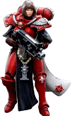 JOYTOY Warhammer 40K 1/18 Action Figures Adepta Sororitas Battle Sisters Order of The Bloody Rose Sister Lonell 4.2Inch Collectible Model