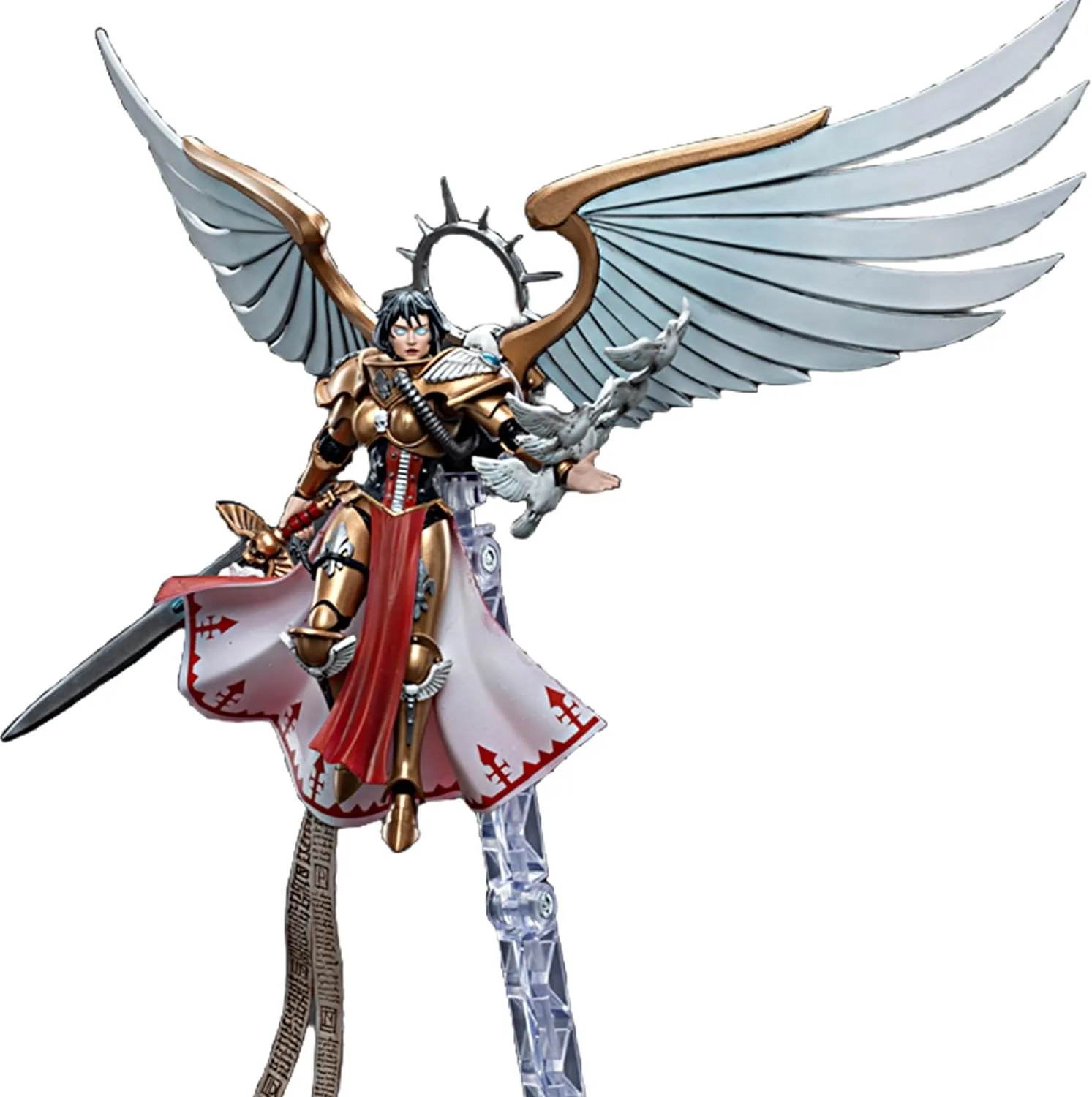 JOYTOY Warhammer 40K 1/18 Action Figures Adepta Sororitas Celestine, The Living Saint Collectible Model