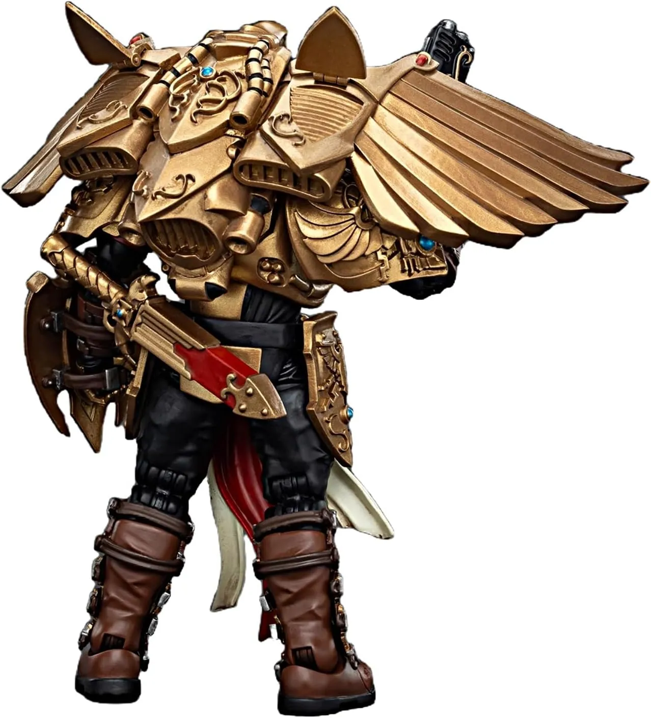 JOYTOY Warhammer 40K 1/18 Action Figures Legio Custodes Custodian Venatari Squad Venatari with Kenetic Destroyer 1 Collectible Model 4.8 Inch Action Figure with Articulated Joints