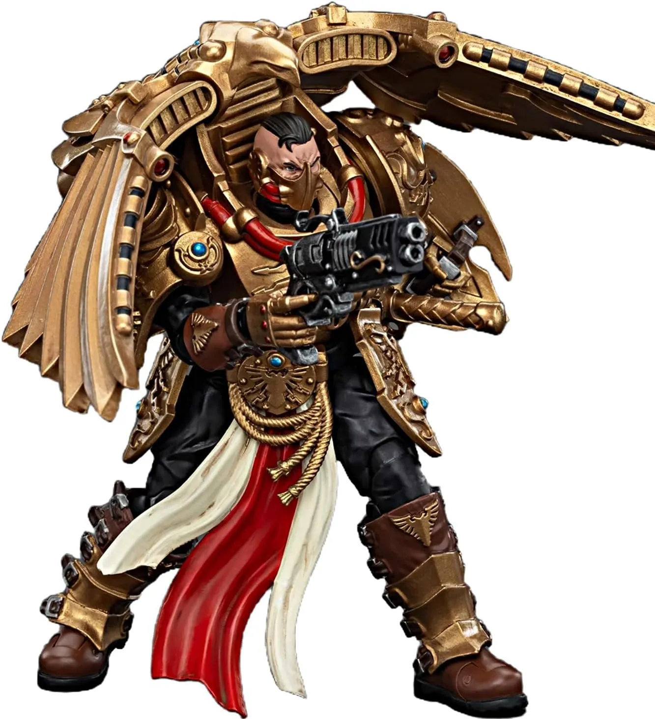 JOYTOY Warhammer 40K 1/18 Action Figures Legio Custodes Custodian Venatari Squad Venatari with Kenetic Destroyer 1 Collectible Model 4.8 Inch Action Figure with Articulated Joints