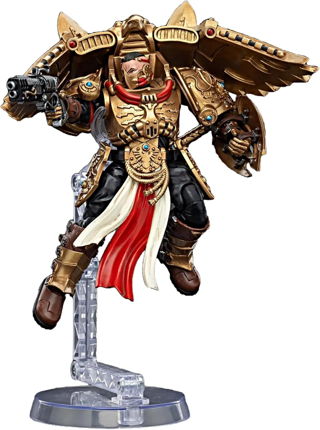 JOYTOY Warhammer 40K 1/18 Action Figures Legio Custodes Custodian Venatari Squad Venatari with Kenetic Destroyer 1 Collectible Model 4.8 Inch Action Figure with Articulated Joints