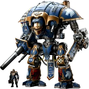 JOYTOY Warhammer 40K 1/18 Action Figures lmperial Knights House Terryn Knight Paladin Collectible Model 21.1Inch Partial pre-Sale Amount Available Around Jun.