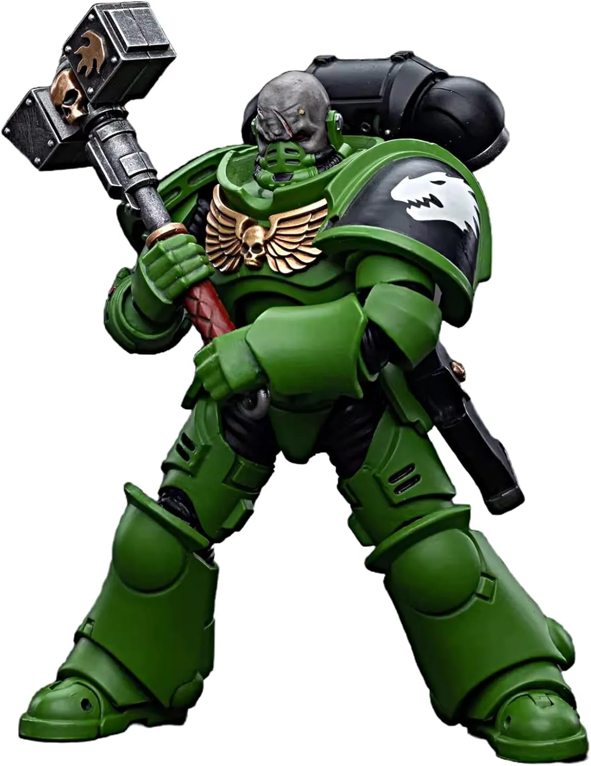 JOYTOY Warhammer 40K 1/18 Action Figures Salamanders Assault Intercessors Sergeant Krajax Collectible Model