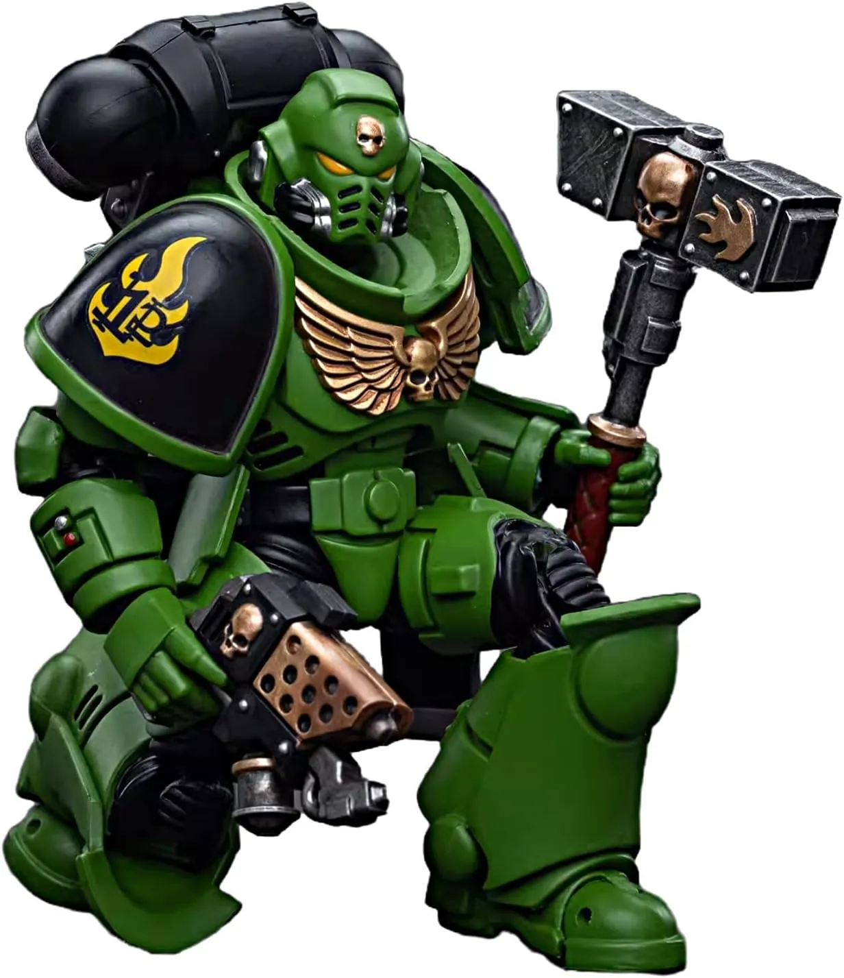 JOYTOY Warhammer 40K 1/18 Action Figures Salamanders Assault Intercessors Sergeant Krajax Collectible Model
