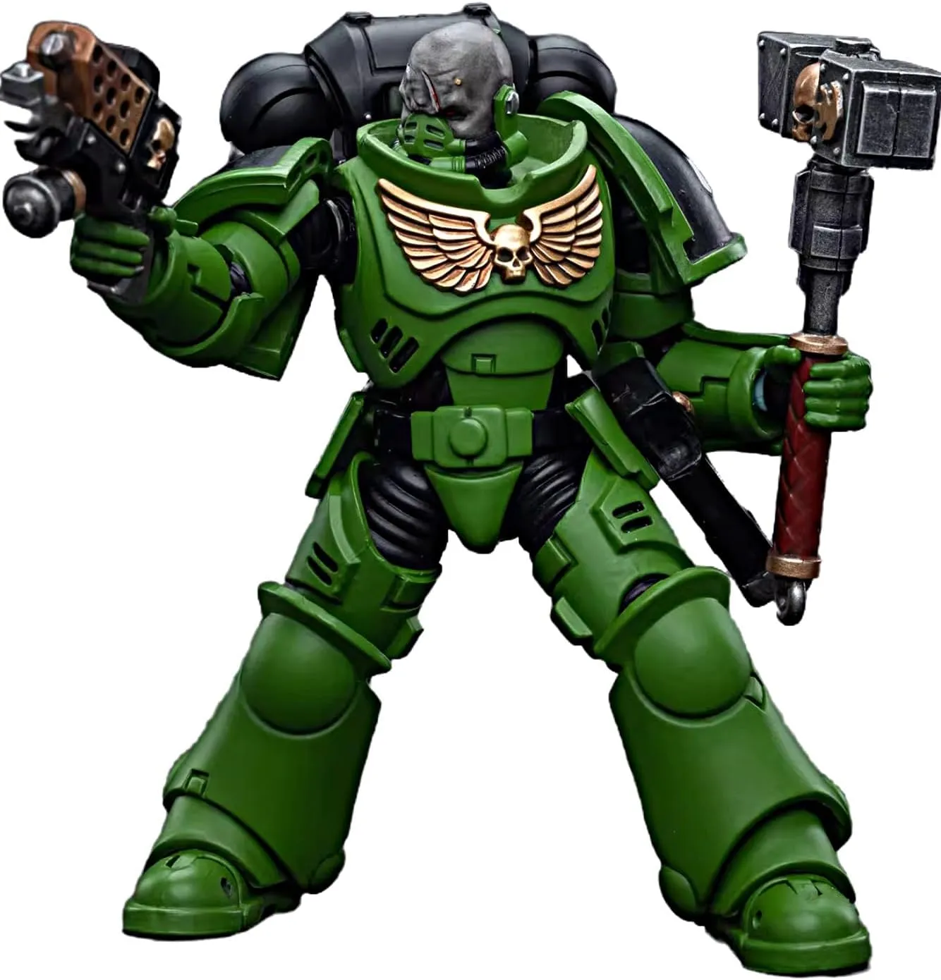 JOYTOY Warhammer 40K 1/18 Action Figures Salamanders Assault Intercessors Sergeant Krajax Collectible Model