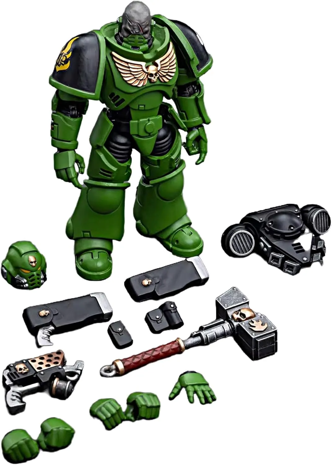 JOYTOY Warhammer 40K 1/18 Action Figures Salamanders Assault Intercessors Sergeant Krajax Collectible Model