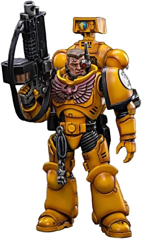 JOYTOY Warhammer 40K 1/18 Action Figures Space Marines lmperial Fists Intercessors Brother Marine 02 Collectible Model