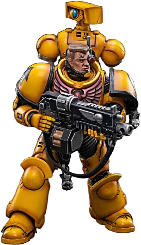 JOYTOY Warhammer 40K 1/18 Action Figures Space Marines lmperial Fists Intercessors Brother Marine 02 Collectible Model