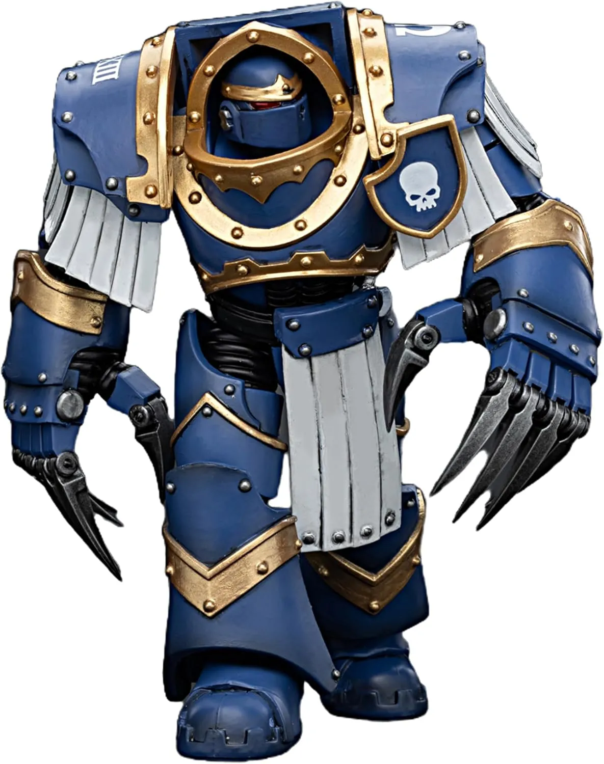 JOYTOY Warhammer 40K 1/18 Action Figures Ultramarines Cataphractii Terminator Squad Terminator with Lightning Claws Collectible Model