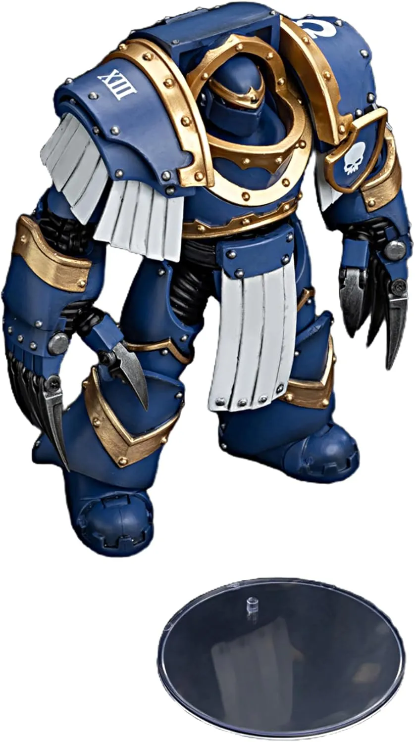 JOYTOY Warhammer 40K 1/18 Action Figures Ultramarines Cataphractii Terminator Squad Terminator with Lightning Claws Collectible Model
