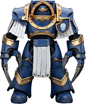 JOYTOY Warhammer 40K 1/18 Action Figures Ultramarines Cataphractii Terminator Squad Terminator with Lightning Claws Collectible Model