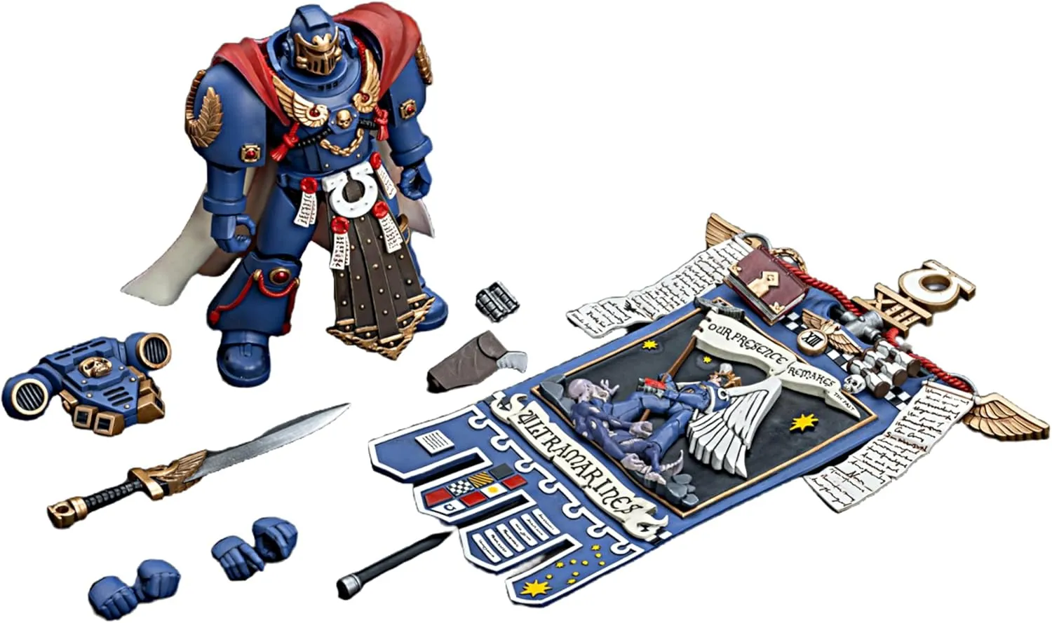 JOYTOY Warhammer 40K 1/18 Action Figures Ultramarines Honour Guard Chapter Ancient Collectible Model