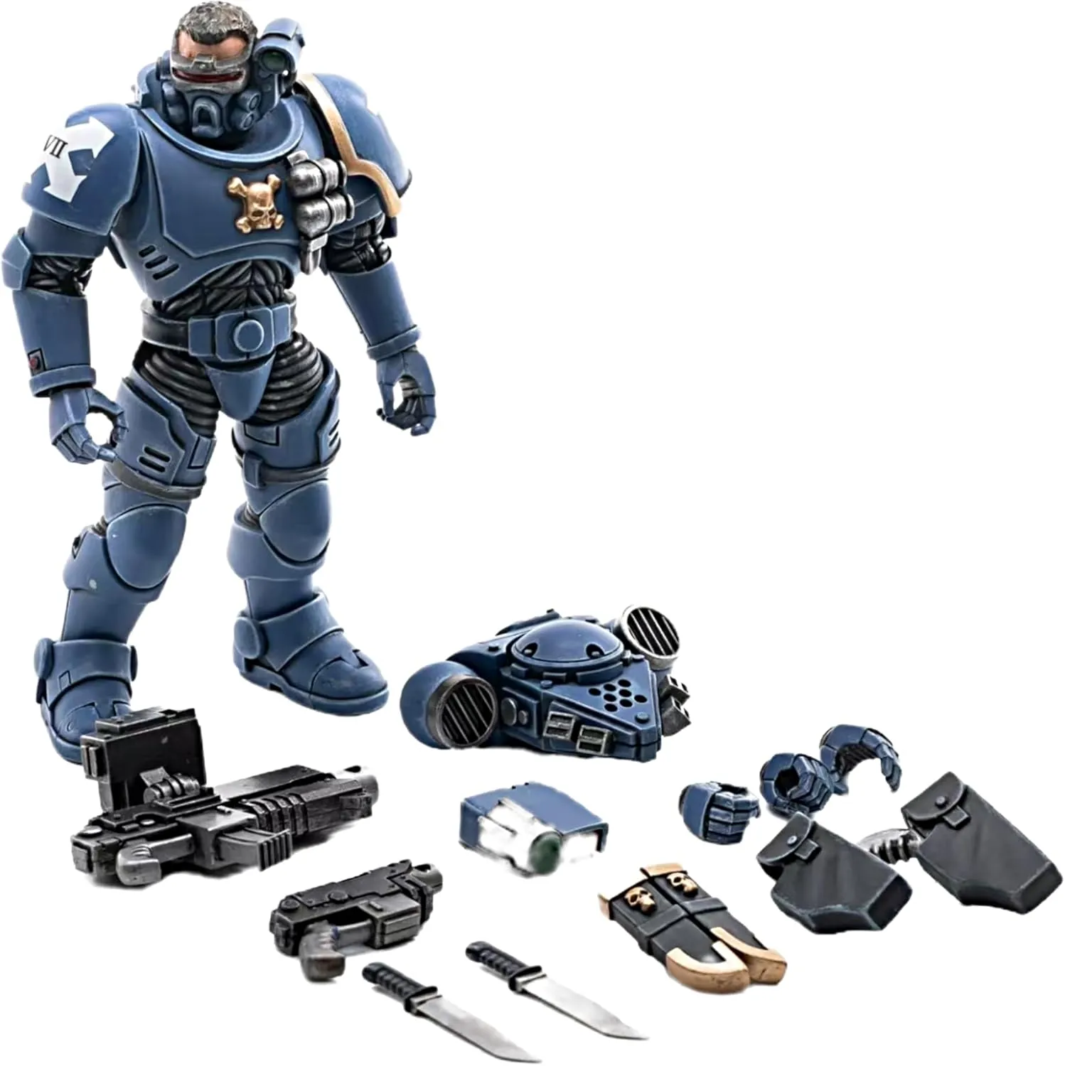 JOYTOY Warhammer 40K 1/18 Action Figures Ultramarines Incursors 4PCS Collectible Model