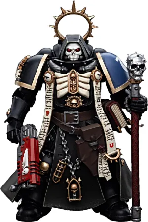 JOYTOY Warhammer 40K 1/18 Action Figures Ultramarines Primaris Chaplain Brother Varus Collectible Model