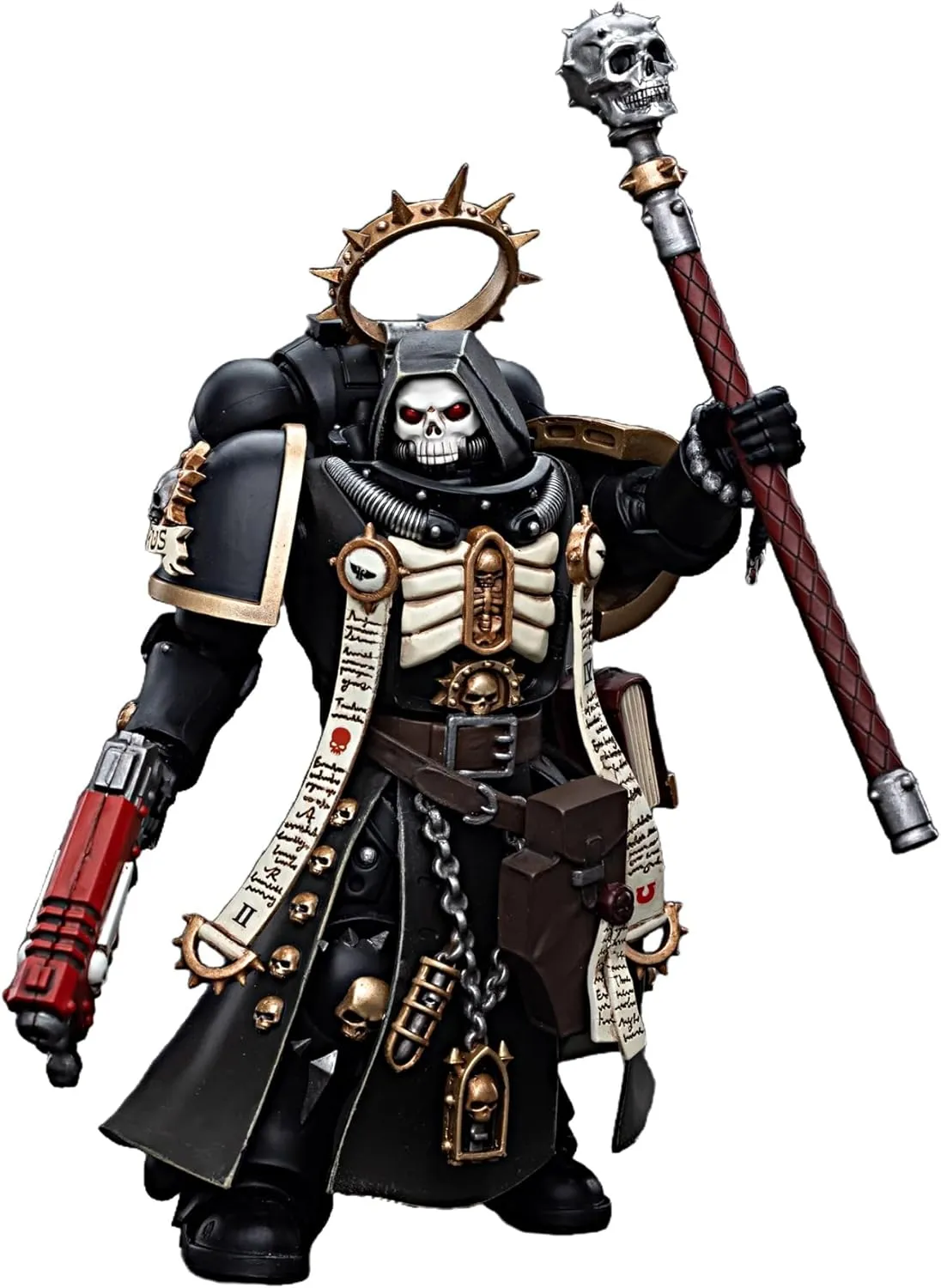 JOYTOY Warhammer 40K 1/18 Action Figures Ultramarines Primaris Chaplain Brother Varus Collectible Model