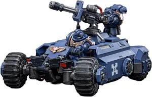 JOYTOY Warhammer 40K 1/18 Action Figures Ultramarines Primaris Invader ATV and 2PCSUltramarines Collectible Model