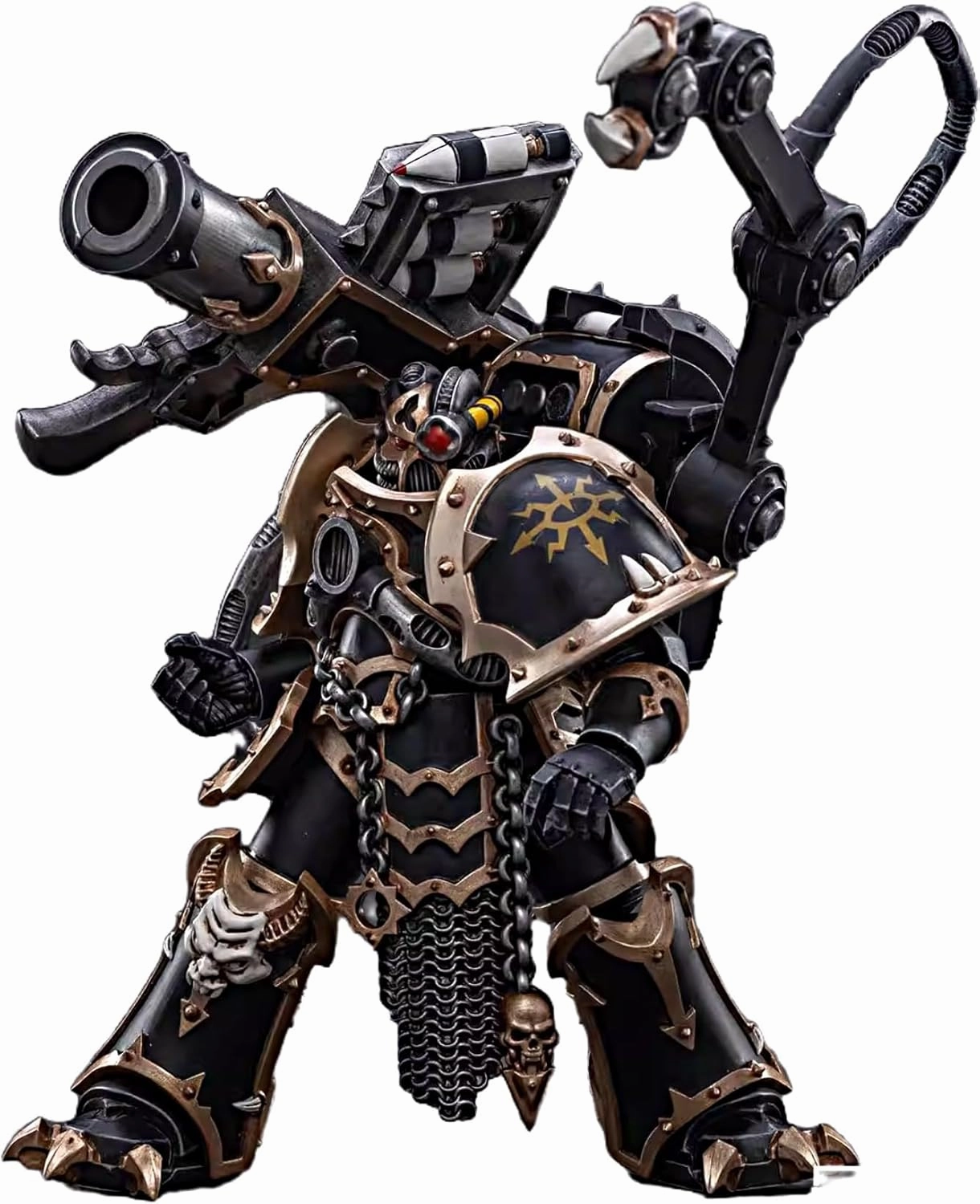 JOYTOY Warhammer 40K 1/18 Action Figures Chaos Space Marines Black Legion Havocs Marine 05 Collectible Model 5.9Inches