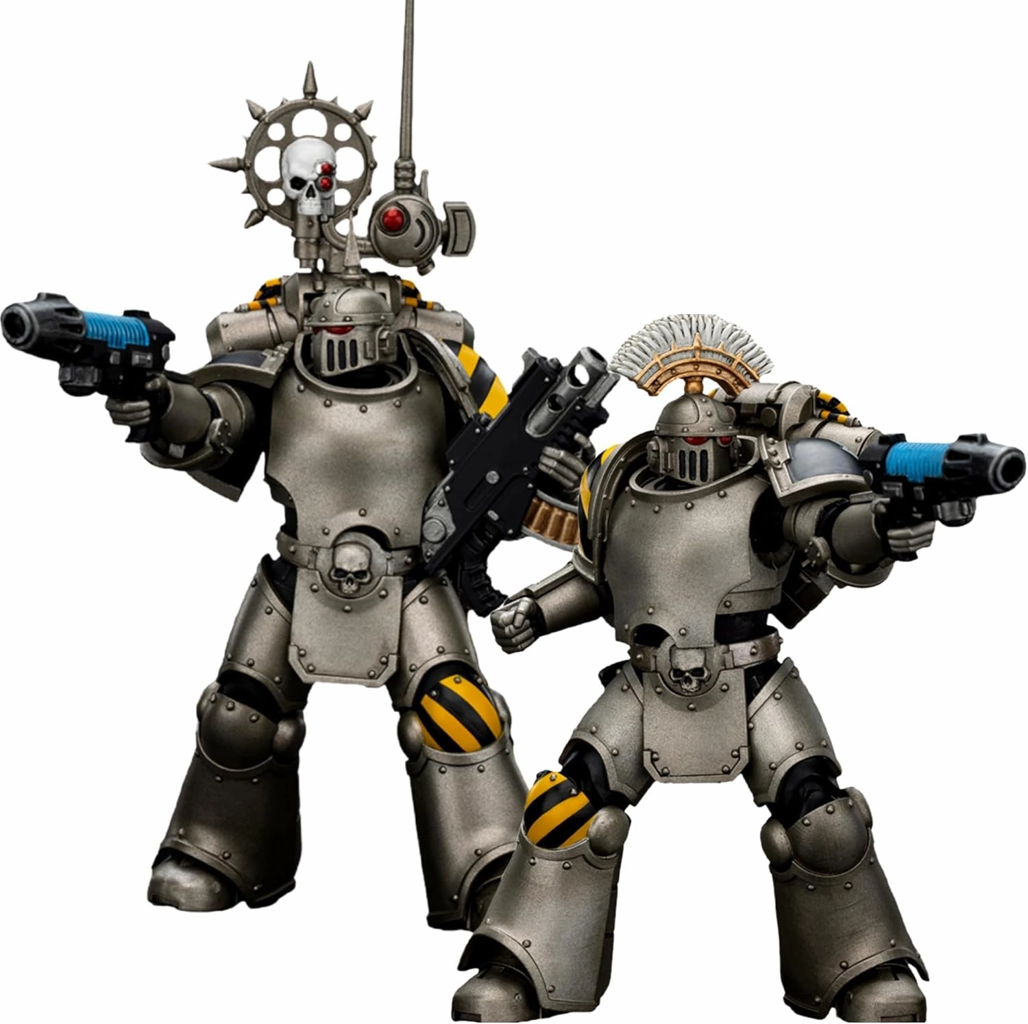 JOYTOY Warhammer 40K 1/18 Action Figures lron Warriors MKlll Tactical 2PCS Collectible Model 4.8Inch Partial pre-Sale Amount Available Around Aug.
