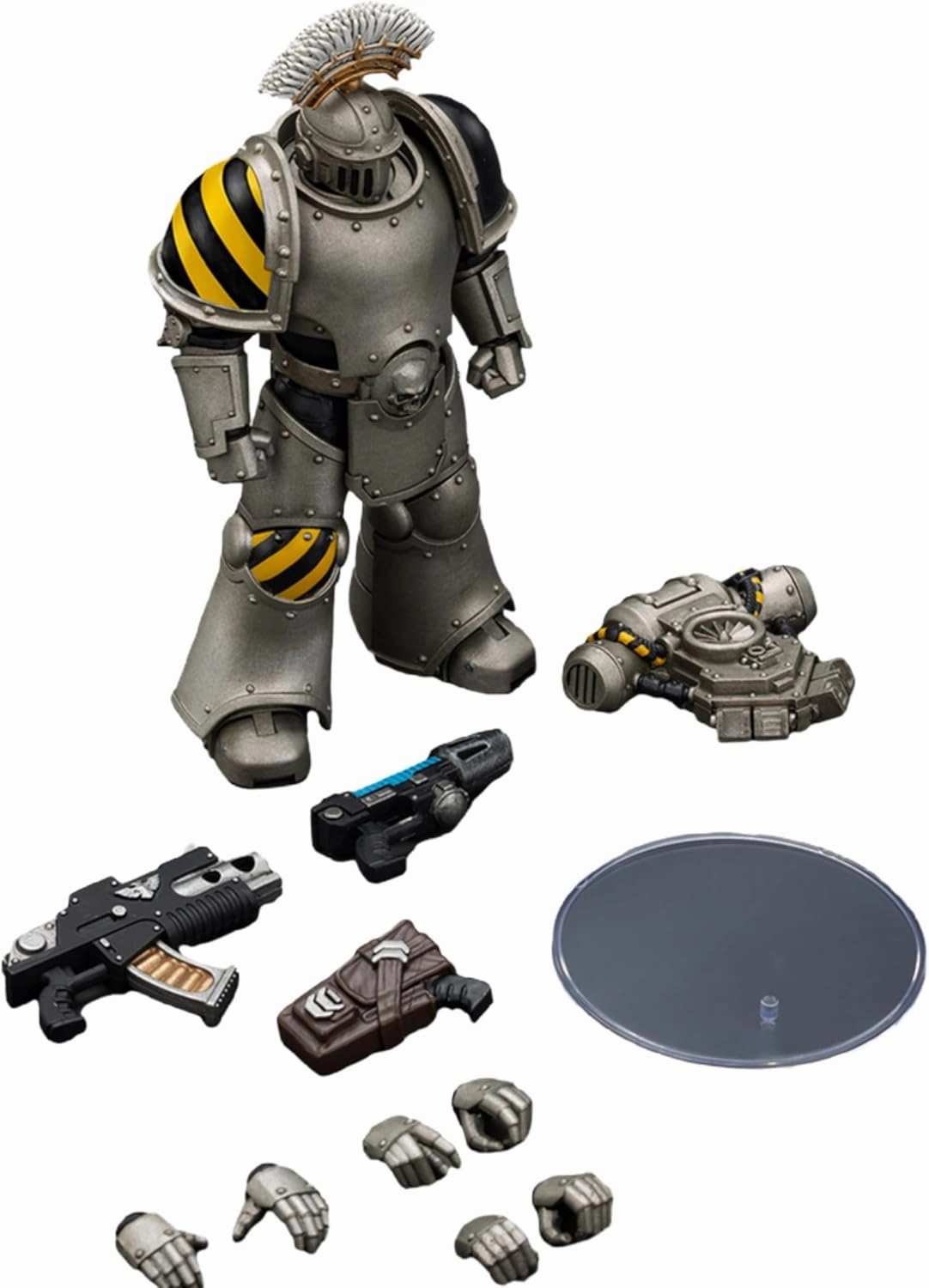 JOYTOY Warhammer 40K 1/18 Action Figures lron Warriors MKlll Tactical 2PCS Collectible Model 4.8Inch Partial pre-Sale Amount Available Around Aug.