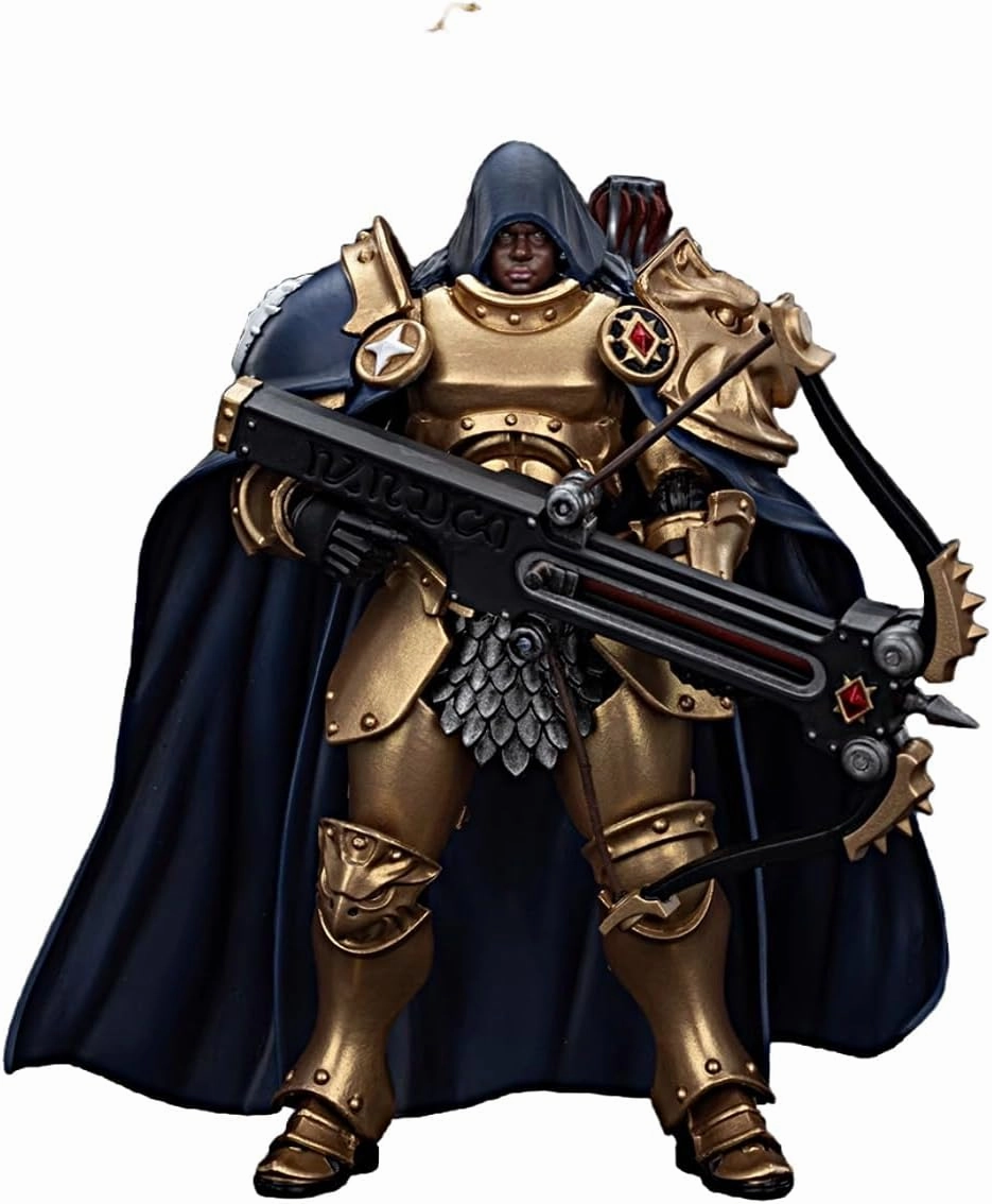 JOYTOY Warhammer 40K 1/18 Action Figures Stormcast Eternals The Blacktalons Shakana Goldenblade Collectible Model 4.8Inches