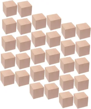 KESYOO 30Pcs Wood Block for Educational Building Blocks for Stacking and Creative Play Safe for Hands Learning and Parent Interaction