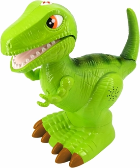 Kiddieland: Light N' Sound: Roar N' Go - T-Rex - Dinosaur Action Figure Toy, Forward Walking, Moving Tail, Light-Up Mouth, Kids & Toddlers Age 1 8mo 