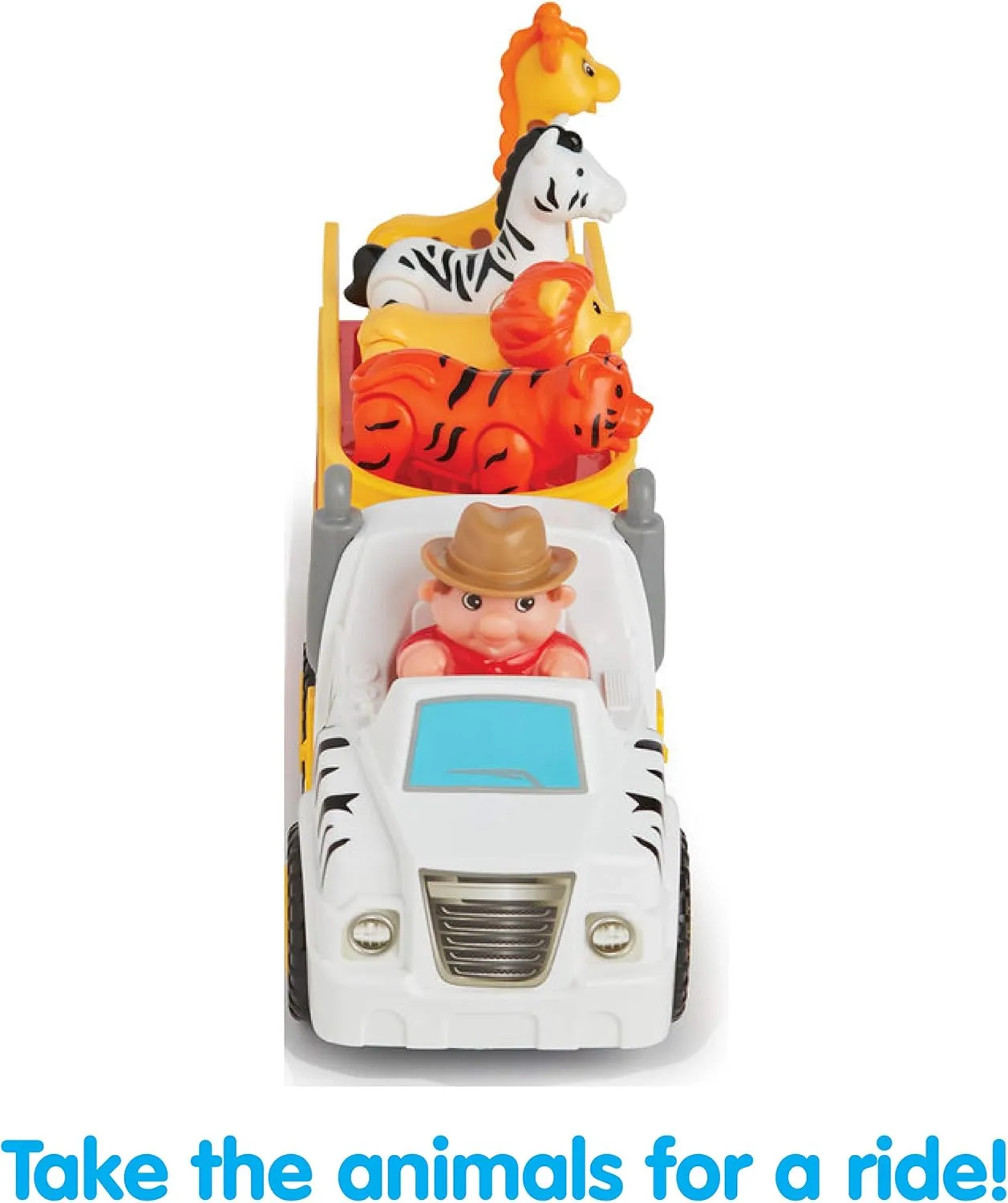 Kidoozie Animal Adventure Truck - Makes Sounds, Includes 4 Poseable Animals, Promotes Language Skills - for Children 12 Months and Up