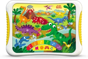 Kids Hits Dino Friends Hit Pad – Interactive Toddler Learning Toy with Lights, Dinosaur Sounds & Music – Educational Toy for Kids Age 3 