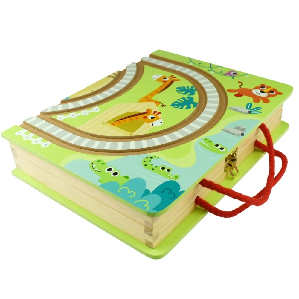 Kids Tabletop Zoo Railway Playset