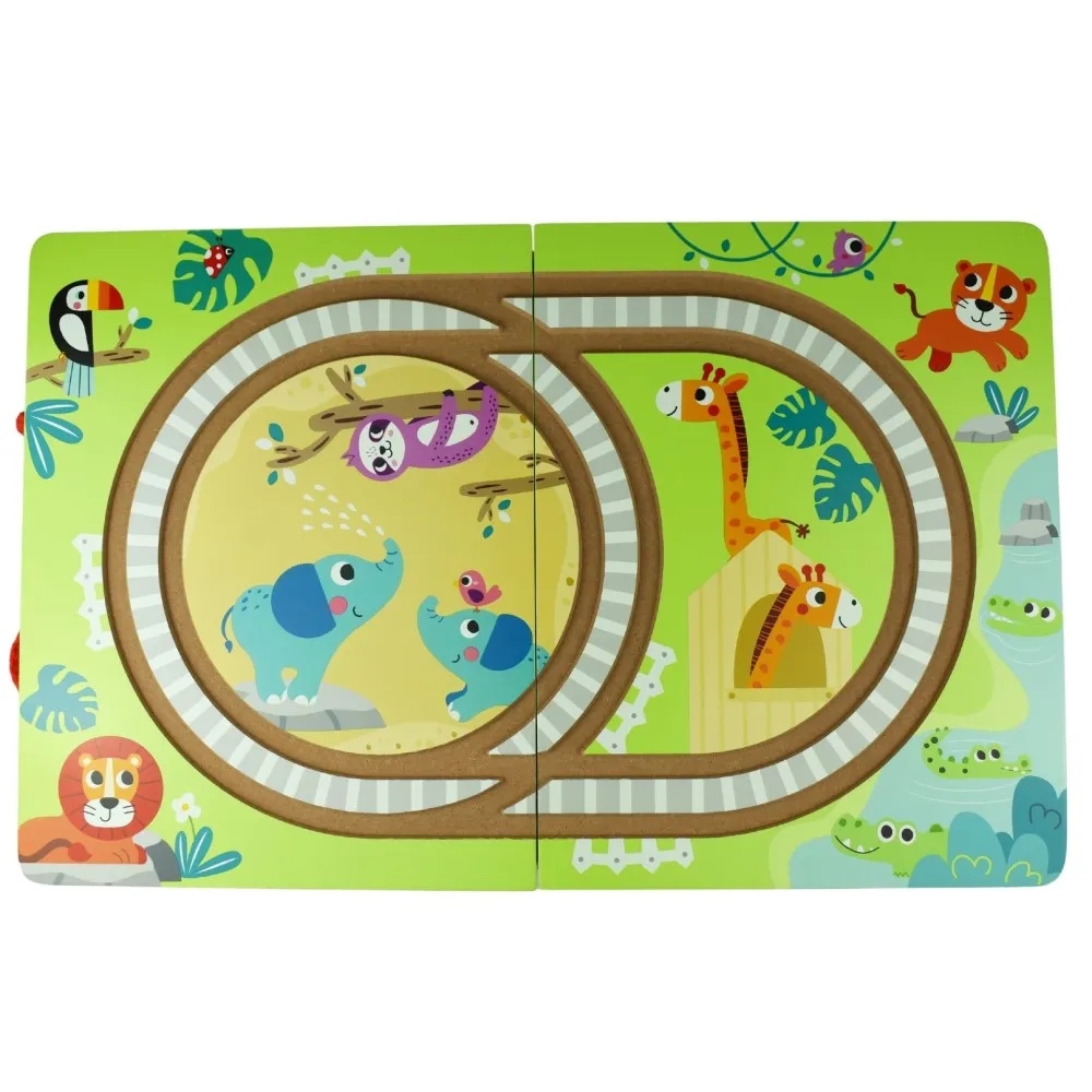 Kids Tabletop Zoo Railway Playset