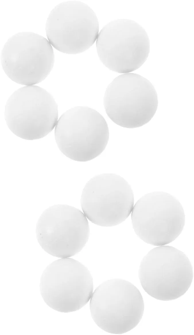 Kisangel Foosball Table Balls Replacement Parts for Table Soccer Games Lightweight Mini Balls for Indoor Outdoor
