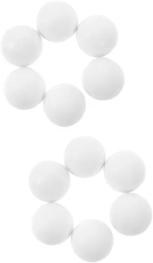 Kisangel Foosball Table Balls Replacement Parts for Table Soccer Games Lightweight Mini Balls for Indoor Outdoor