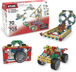 K'NEX - 70 Model Building Set‚ 705 Pieces, STEM Learning, Creative Play Set‚ Ages 7 