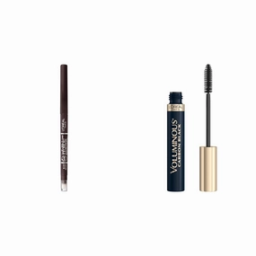 L'Oreal Paris Makeup Infallible Eyeliner, Voluminous Mascara, 1 Count