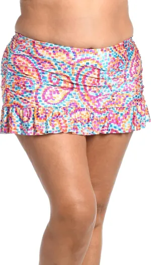 La Blanca Women's Standard Skirted Hipster Bikini Swimsuit Bottom