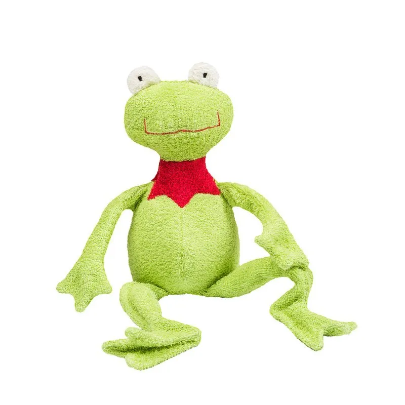 Large Organic Cotton Frog Baby Plush Toy