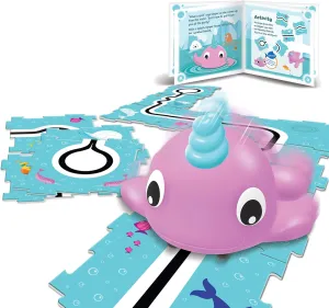 Learning Resources Coding Critters Go Pets Dipper the Narwhal - 14 Pieces, Ages 4  Screen-Free Early Coding Toy For Kids, Interactive STEM Coding Pet, Toddler Learning Toys