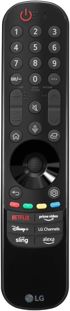 LG 75-Inch Class QNED80T Series LED Smart TV 4K Processor Flat Screen with Magic Remote AI-Powered with Alexa Built-in (75QNED80TUC, 2024)